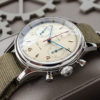毛針時計 Amazon.co.jp: GIV クロノグラフ 腕時計 1963 機械式 アナログ